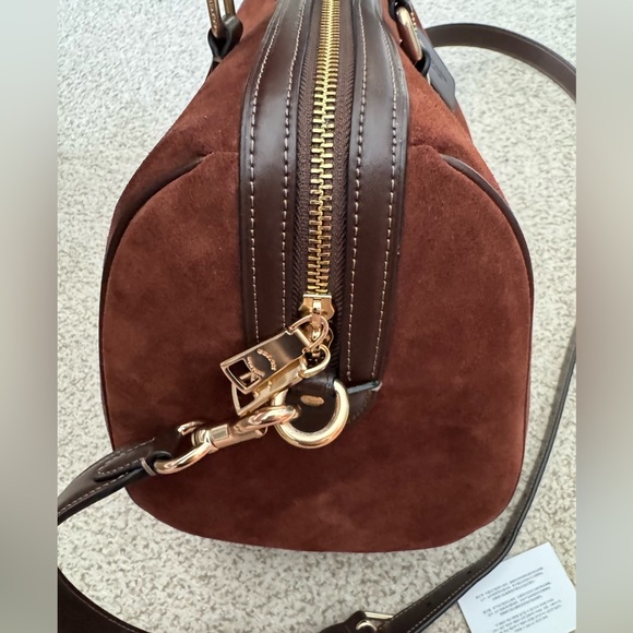 NWT Coach Suede Rowan Large Satchel Bag - Picture 7 of 15
